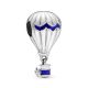 Pandora Stílusú Hőlégballon Charm Kék Díszítéssel