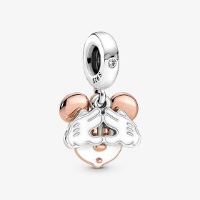 Pandora Stílusú  Mickey Charm