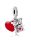 Pandora Stílusú Mickey + Minnie Charm
