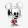 Pandora Stílusú Mickey Egeres Charm