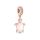 Pandora Stílusú Teknősös Rosegold Charm