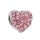 Pandora Stílusú Teli köves Szívecskés Charm