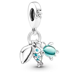 Pandora Stílusú Óceán Kincsei Lógós Charm