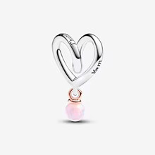 Pandora Stílusú Szivecskés Charm