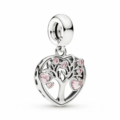 Pandora Stílusú Szivecskés Charm