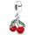 Pandora Stílusú Lógós Cseresznye Charm