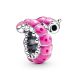 Pandora Stílusú Rózsaszín Hernyó Charm