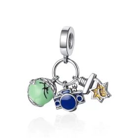 Pandora Stílusú Utazási Kaland Lógós Charm