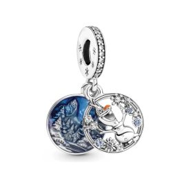 Pandora Stílusú Karácsonyi Olaf  Charm