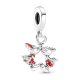 Pandora Stílusú Lógós Mickey és Minnie Egér Charm