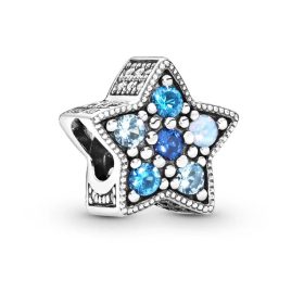 Pandora Stílusú Csillagos Charm