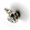 Pandora stílusú Mickey és Minnie szív lakat lógós charm – szépséghibás, oldalnézet