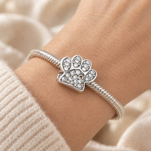 Pandora Stílusú Mancs Charm – Szépséghibás