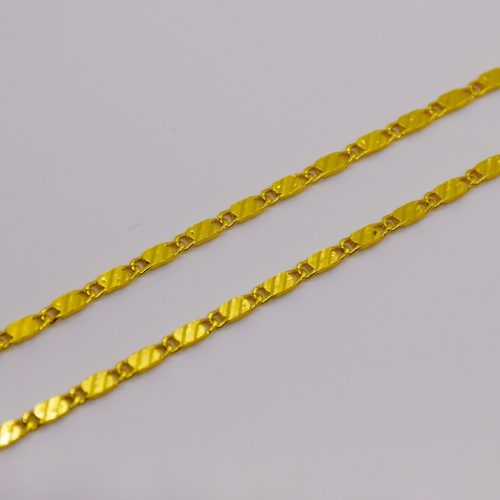 Arany Színű Egyedi Szemes Nyaklánc 47CM / 2MM