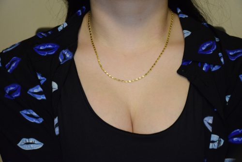 Arany Színű Egyedi Szemes Nyaklánc 47CM / 2MM