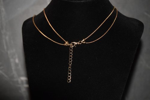 Női Arany Színű Vékony Láncos Dupla Nyaklánc 42+5CM / 1MM
