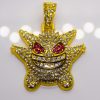 Arany Színű Köves Genger Pokémon Medál