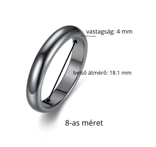 Férfi Midnight Black Gyűrű