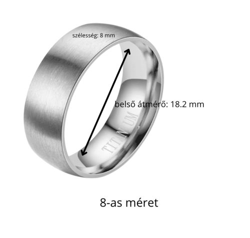 Férfi Ezüst Classic Gyűrű