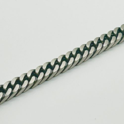 Nemesacél Ezüst Színű Miami Férfi Karkötő 21CM / 8.5MM