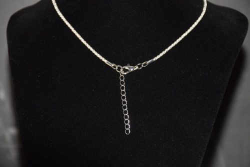 Női Ezüst Színű Vékony Láncos Csillogó Hatású Elegáns Nyaklánc 40+5CM / 2MM
