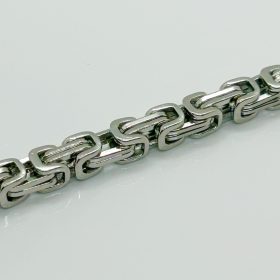   Nemesacél Férfi Ezüst Színű Királyláncos Láncos Nyaklánc 60CM / 5MM