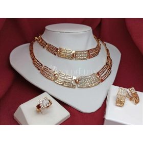 Női Arany Színű Alkalmi Divat Szett Dubai