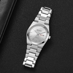   Irlandy Férfi ezüst színű ezüst számlapos kvarc karóra